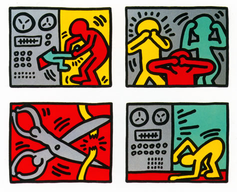 Keith Haring, Pop Shop Quad III
