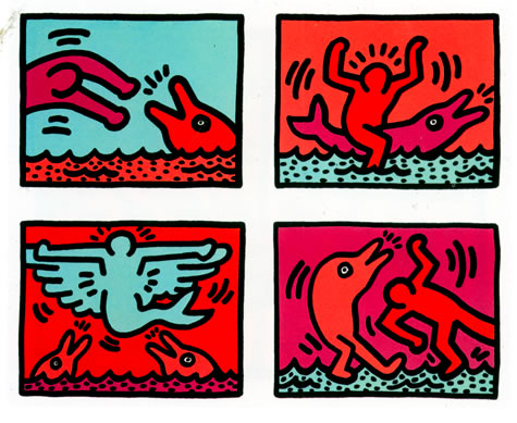 Keith Haring, Pop Shop Quad V